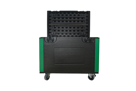 Assemblage amovible pliable détachable pliable en plastique ABS coffre utilitaire vol route câble pack étuis pour le transport 8in1