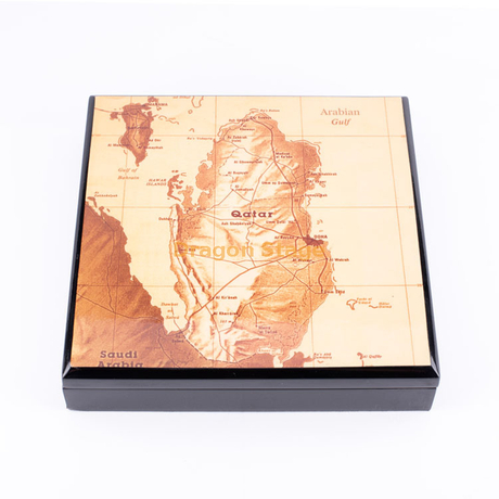 KSA riyadh saison 10 pièces noir ramadan boîte à gâteaux kraft portable cadeau ramadan boîte 30 tiroirs dates boîte en bois