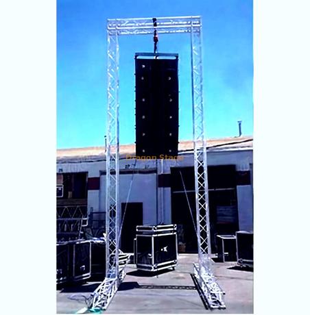Haut-parleur extérieur en aluminium Stand Line Array Gentry Truss Tower 5m de haut