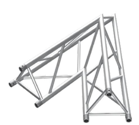 Tubes triangulaires FT43-C19/HT43-C19 ferme en aluminium 50×2