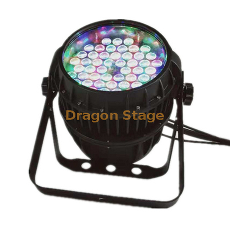 54Beads 3W RGBW Aluminium foncé étanche Focus par lumière RGB LED PAR LUMIÈRE