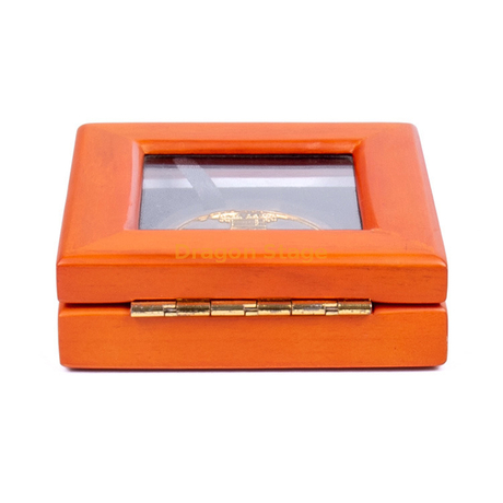 Boîte d'emballage adaptée aux besoins du client avec le velours pour des médailles de pièce de monnaie et usine de boîte en bois de bibelot adaptée aux besoins du client