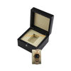 Boîte en bois usine personnalisée boîte de montre simple en cuir Pu de haute qualité avec porte-oreiller en cuir à l'intérieur
