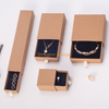 Boîte de papier d'emballage de tiroir de glissière de jeu de bijoux de boîte d'allumettes de couleur blanche faite sur commande