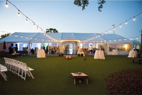 Chapiteau d'événement en plein air de haute qualité, grande tente pavillon pour 1000 invités, chapiteau extérieur en aluminium pour fête de mariage
