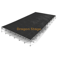 Scène portative réglable faite sur commande en aluminium de 18x12m 60x40ft