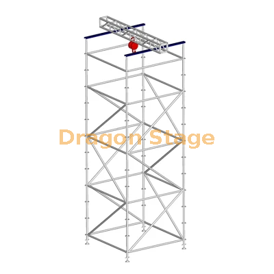 Ferme Ringlock pour line array avec palan 12m