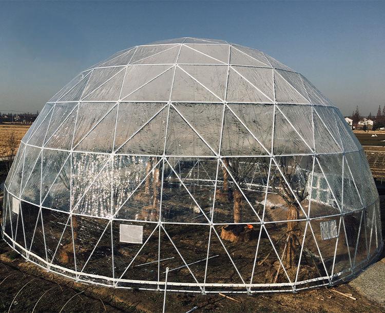 Tente imperméable transparente de 20 M de diamètre