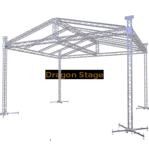 Scène de toit de concert d'événement extérieur en aluminium 10x8x6m