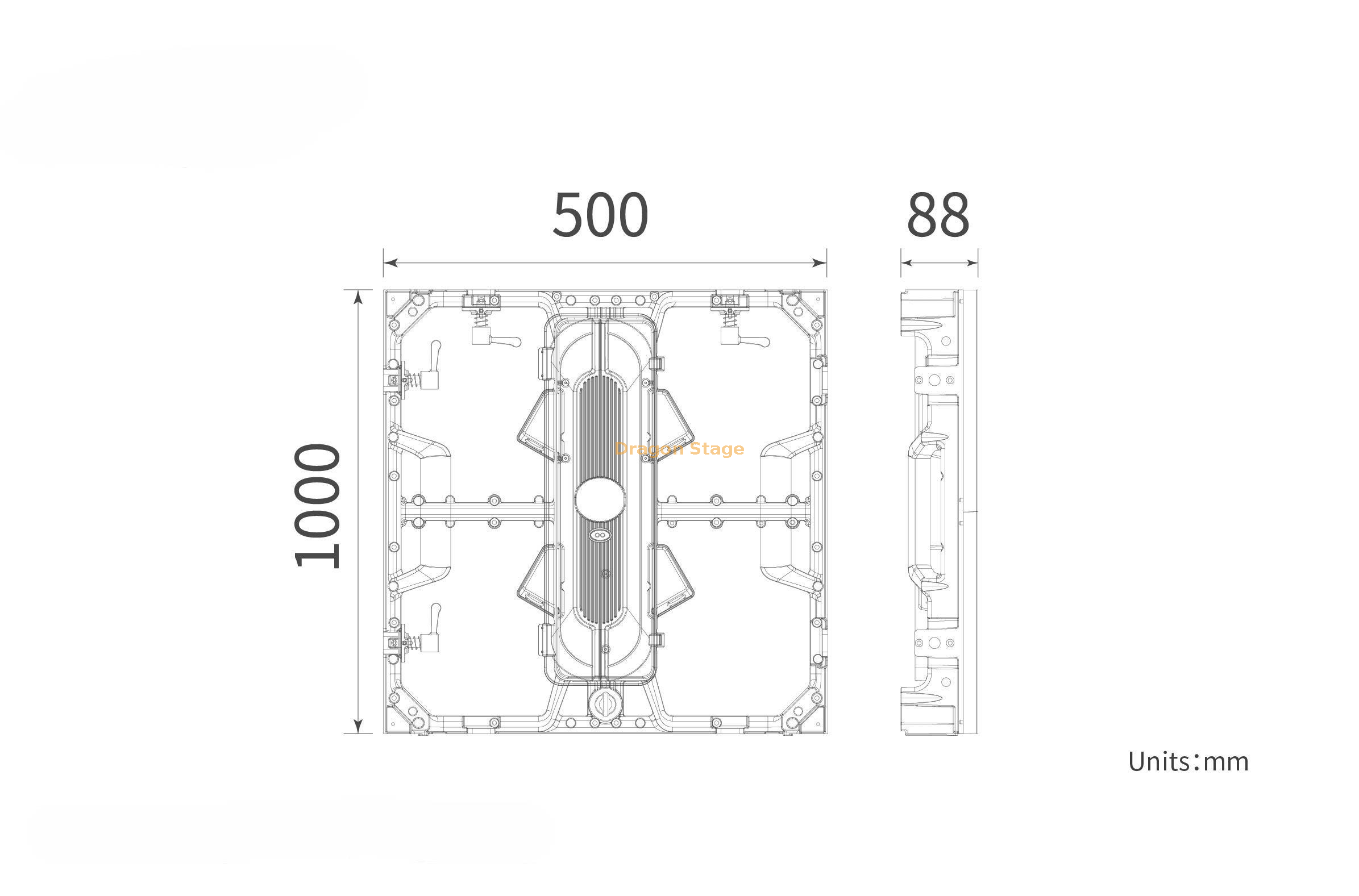 Carrelage de sol vidéo LED P3.91 pour fête d'événement (12)