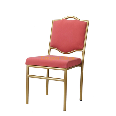 Chaise en or mode mariage sac souple chaise de dossier meubles de restaurant en plein air chaise en bambou chaise de château de style européen en gros