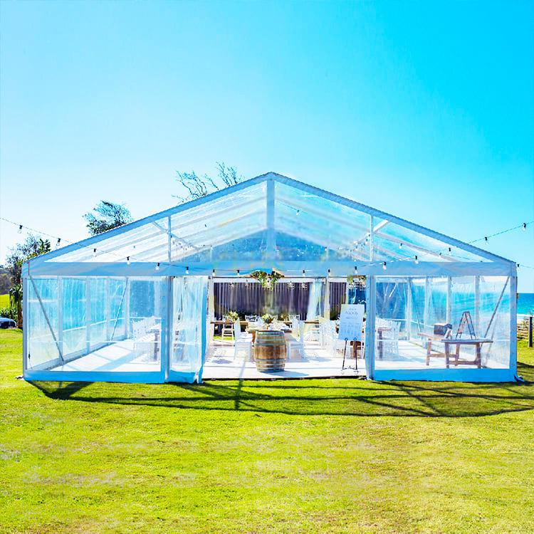 Tente transparente de banquet d'événement de fête