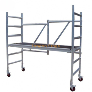 Échafaudages en aluminium réglables portables pliables