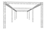 Exposition d'événements Système de truss 13.5x4.5x4m