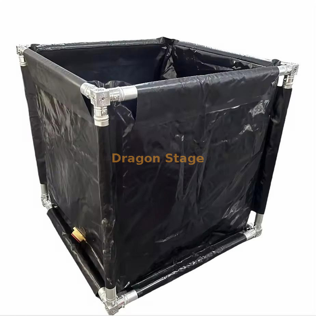 1 tonne Spigot Truss Portable PVC Water Ballast Tanks Barrel 1x1x1m