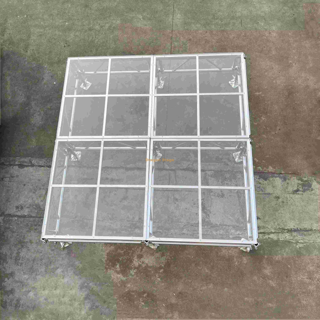Assemblée en aluminium Assemblée en acrylique réglable pour la fête de mariage 4.88x3,66m