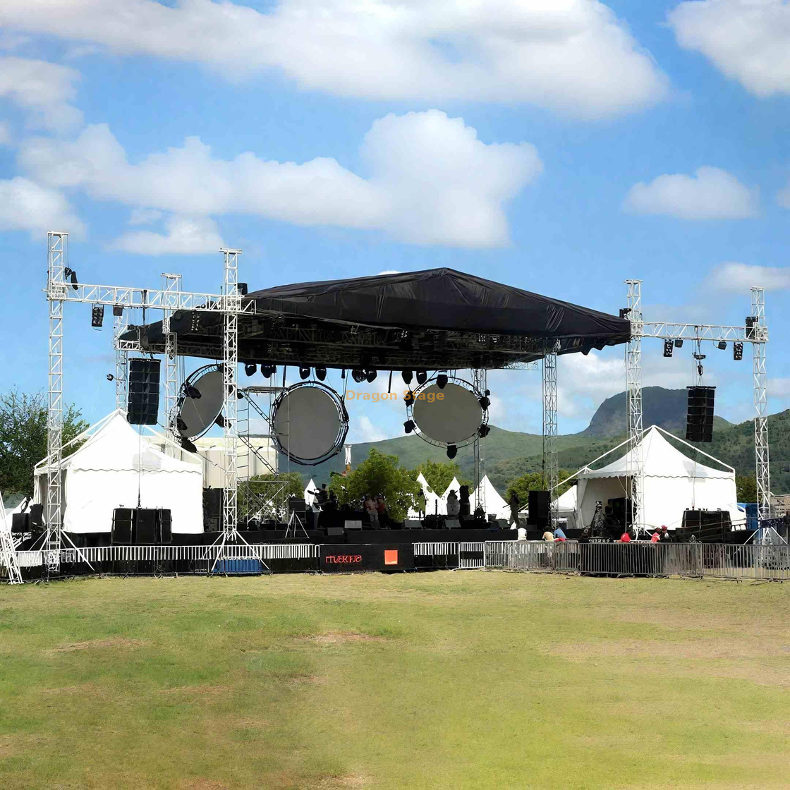 Toit de haut-parleur de 6 m de travail lourd Stage 12x10x8m
