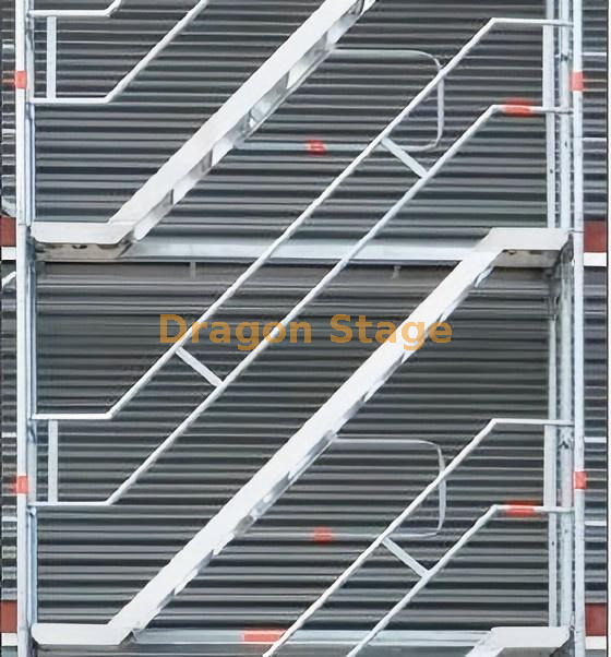 Échelles de plate-forme d'escalade pour échafaudage Layher