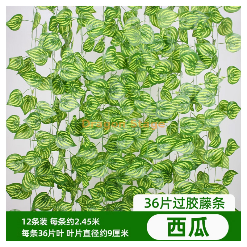 36 片过胶西瓜 12 条 - 防水防晒 送蝴蝶 + 绑丝