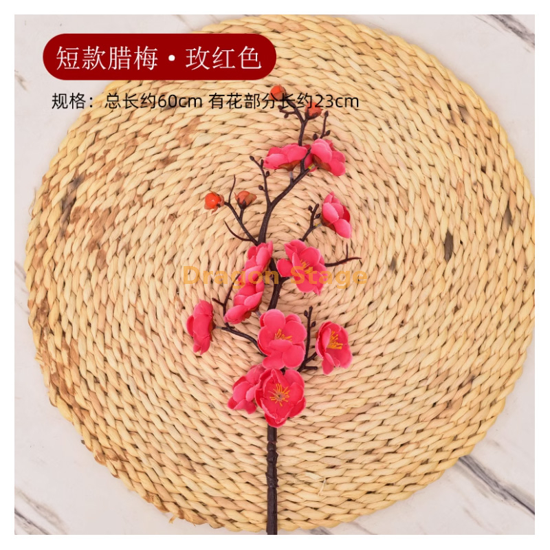 玫红短款腊梅