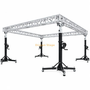 Support de manivelle en acier résistant portatif de fête d'événement soulevant le système de ferme carrée en aluminium 40x40ft (12x12m)