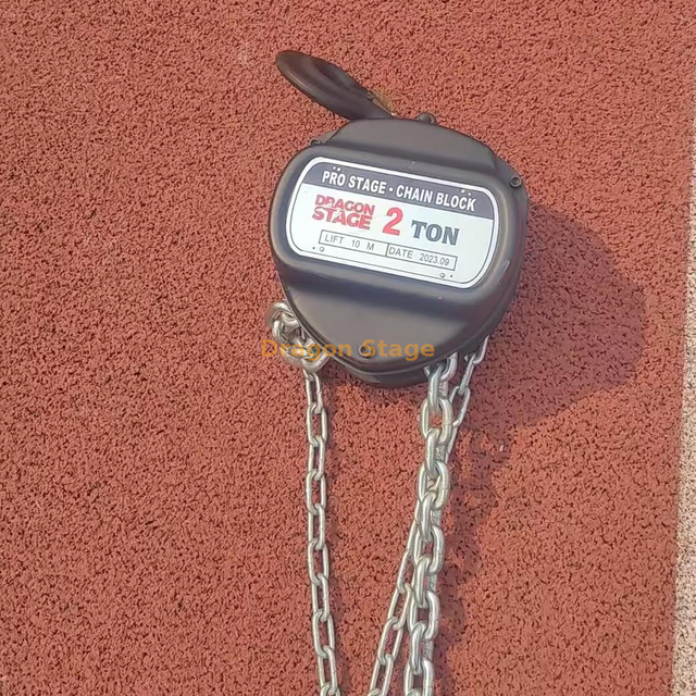 Bloc de chaîne de 2 tonnes 1 tonne Bloc manuel de la chaîne de levage de chaîne de chaîne de blocs de chaîne pour l'événement Système