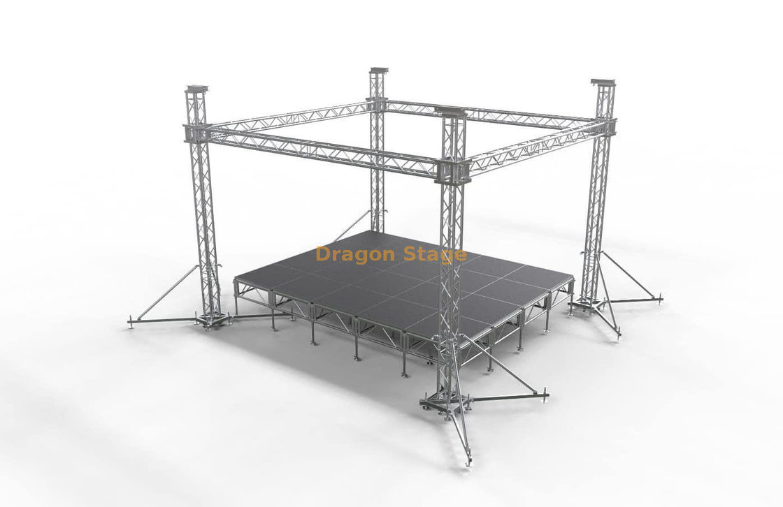 Éclairage fabriqué structurel fermes bon marché 6x6x6m