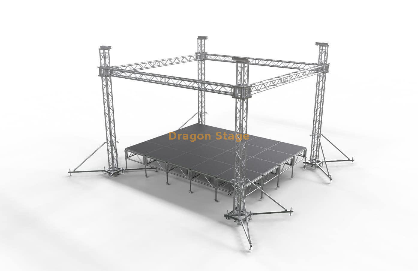 Éclairage fabriqué structurel fermes bon marché 6x6x6m