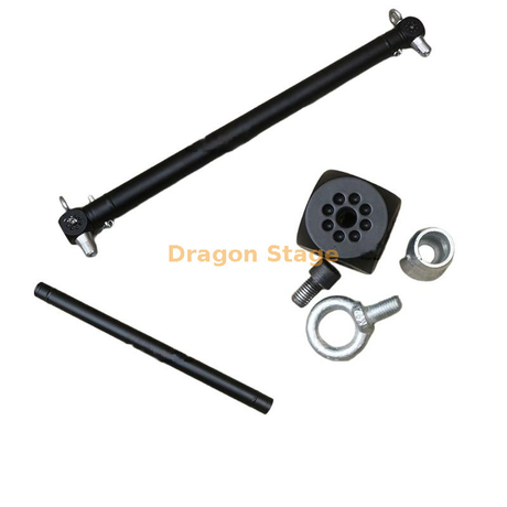 U Frame Drop U-Torm Modular Truss Noir Bras de chute modulaire Tête mobile Lumière Truss U Frame Truss Pipe Truss