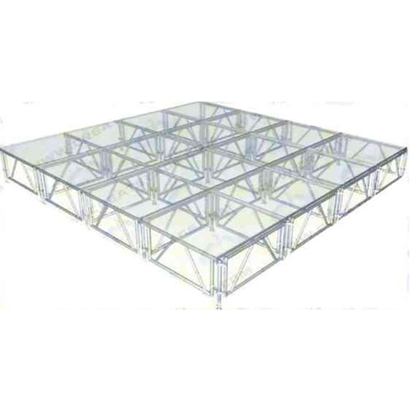 Design de scène en verre transparent Catwalk pour piscine