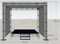 Conception portative en aluminium debout 5x5x3.5m d'étape de petite église de vente chaude portative