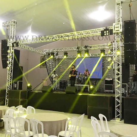 Truss d'éclairage extérieur portatif de concert 8x8x6m