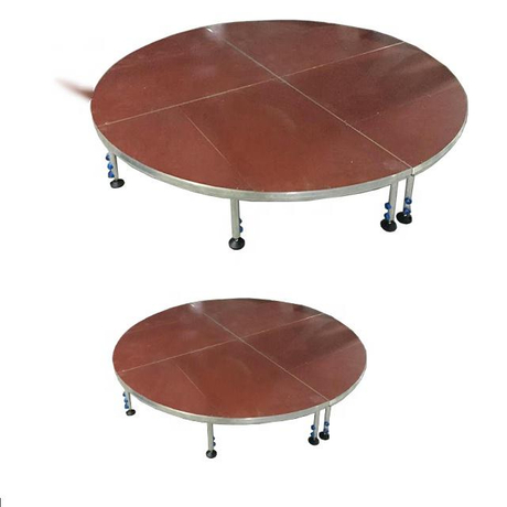 Étape extérieure portative ronde d'étape rapide en aluminium à vendre diamètre 7m 6m 4m