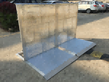 Barrière de foule en aluminium de haute qualité avec système de verrouillage pour la sécurité routière des concerts d&#39;événements