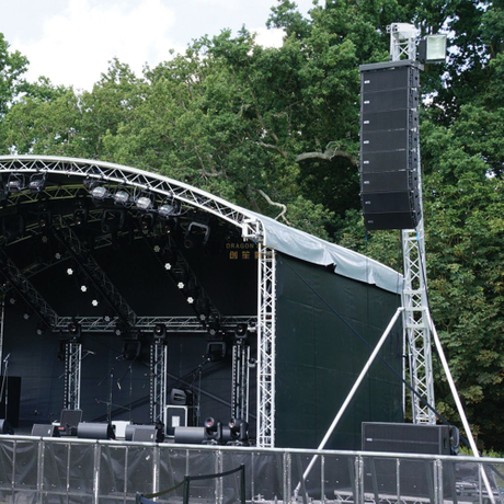 Ville de l'éclairage professionnel audio