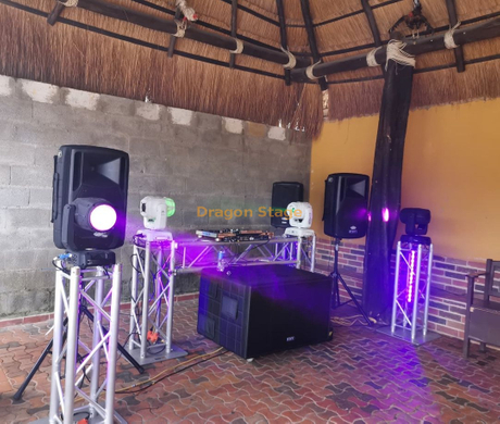 DJ Bands 2m Totem Truss pour Mobile Head & Truss Booth