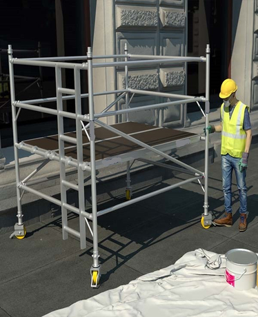 Tour d'échafaudage modulaire de matériel en aluminium de vente d'usine