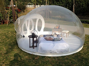 Tente géodésique de maison de dôme en verre pour la vente chaude de camp