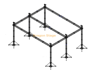 Treillis en aluminium pour scène de concert, fête, événement en plein air, grille, 80x50x20 pieds (24x15x6m)