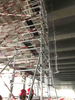 Échafaudage double personnalisé en aluminium de 9 m avec échelle de serrage