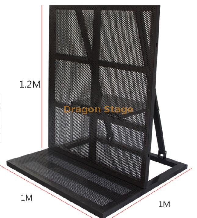 dimensions de la barricade en acier