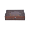 Boîte de luxe emballage bois feuille d'or boîte en bois pour chocolat du moyen-orient