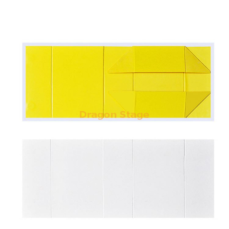 Boîte en carton de papier magnétique de Floding jaune faite sur commande bon marché pour l'usine de boîte en bois de cadeau adaptée aux besoins du client