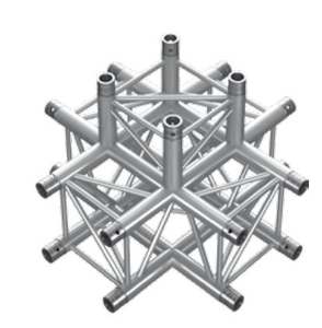 Tubes de boîte PT34-C55 Scène de boîte en treillis de 50 × 2 mm