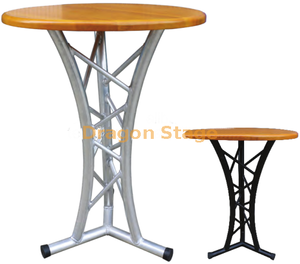 Ensemble de chaise et de table de bar de table de bar portable en bois bon marché en aluminium