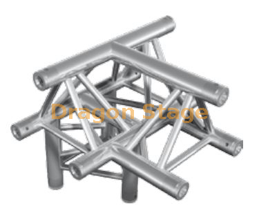Tubes triangulaires FT33-T43/HT33-T43, treillis de scène en aluminium 50 × 2