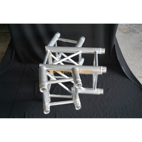 dragonstage Aluminium Spigot 400x400mm / 389x389mm Boîte carrée 4 Voies Truss d'angle