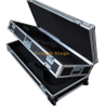 Flight case portable pour guitare double en contreplaqué avec mousse personnalisée