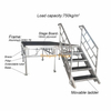 Étape en aluminium d'Assemblée/étape de concert mobile/plate-forme portative 17x4m d'étape