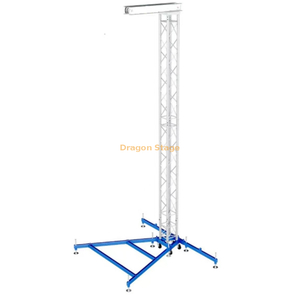 Tour de haut-parleur d'ascenseur de rangée de lignes en aluminium 6m